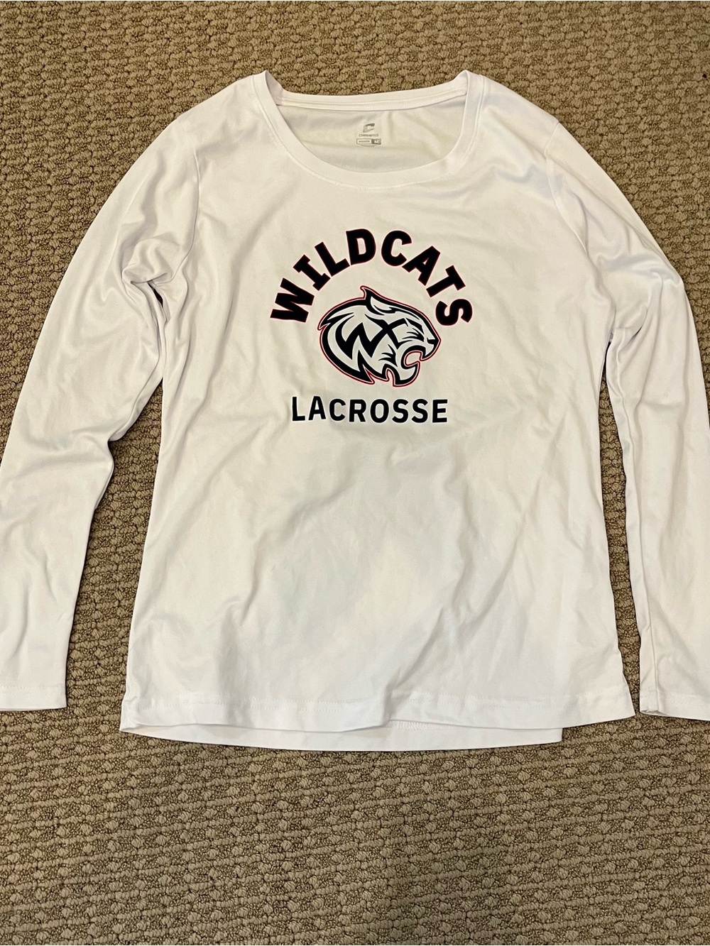 Champion White Women's Performance Crew Neck Tee